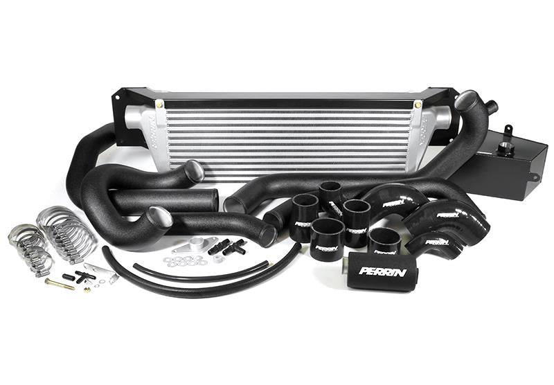 Perrin Performance 2015-2017 Subaru STI FMIC Black Boost Tubes w/ - PSP-ITR-438-2BK/BK