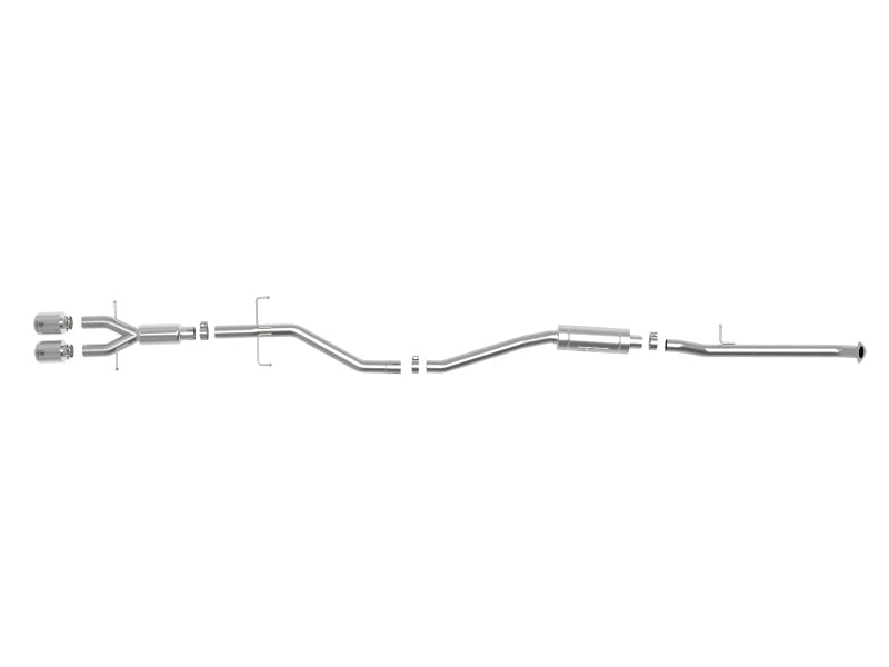 aFe Takeda 2.5in 304SS Cat-Back Exhaust System w/ Polished Tips - 49-36619-P