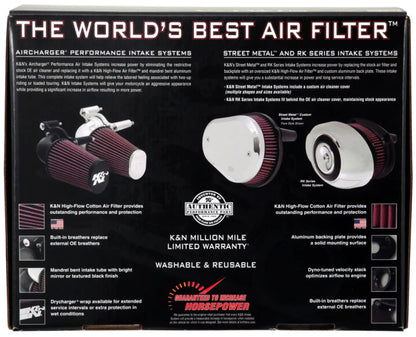 K&N 08-09 H/D Touring Models POL Aircharger Performance Intake - 63-1122P