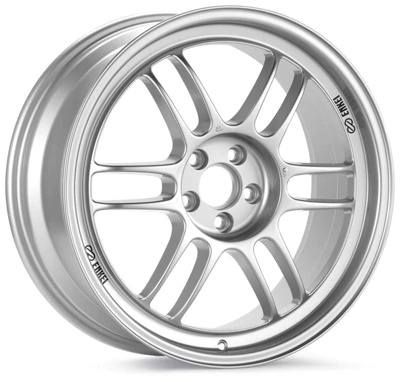 Enkei RPF1 16x7 4x114.3 25mm Offset 73mm Bore Silver Wheel - 3796704825SP