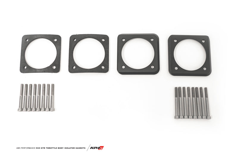 AMS Performance 2009+ Nissan GT-R Throttle Body Isolators - ALP.07.08.0006-5-C-Dub Tech