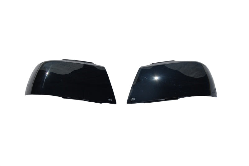 AVS 07-13 GMC Sierra 1500 Headlight Covers - Black - 37808-C-Dub Tech