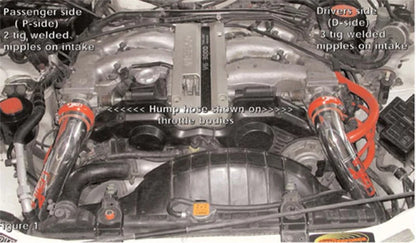 Injen 90-96 Nissan 300Z V6 3.0L Black IS Short Ram - IS1980BLK