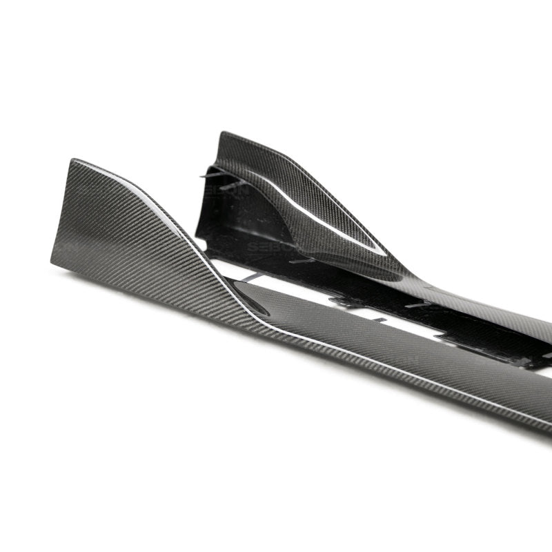 Seibon 2020 Toyota GR Supra MB-Style Carbon Fiber Side Skirt - SS20TYSUP-MB