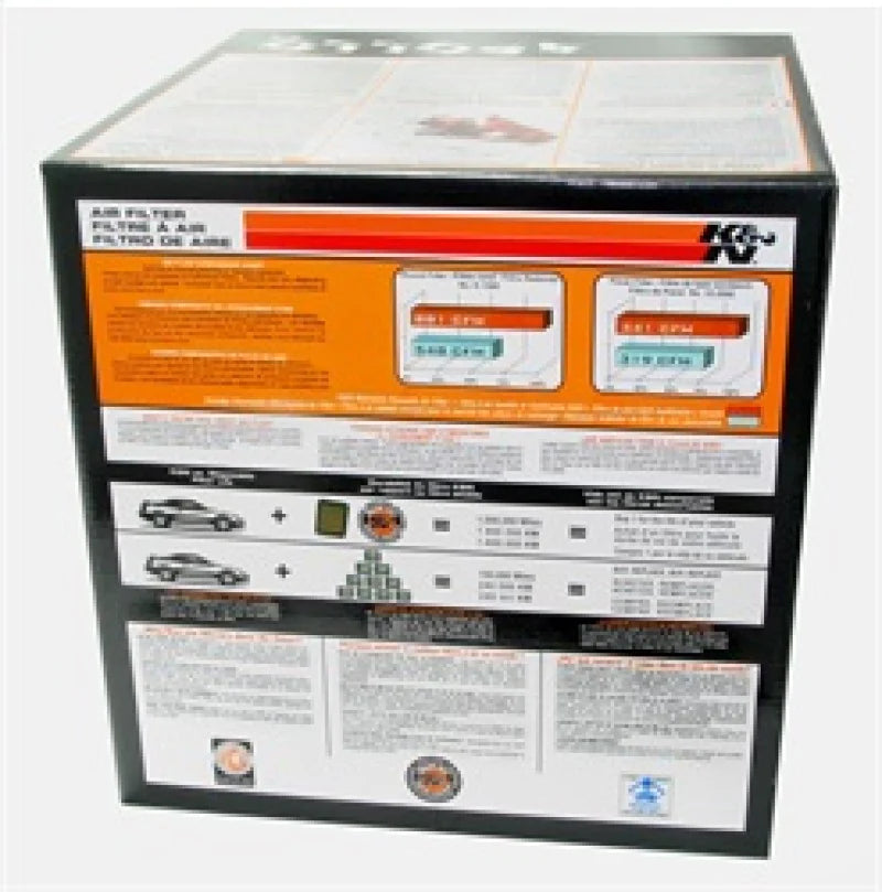 K&N Universal Apollo Red Cold Air Intake - 70mm OD - RC-5052AR