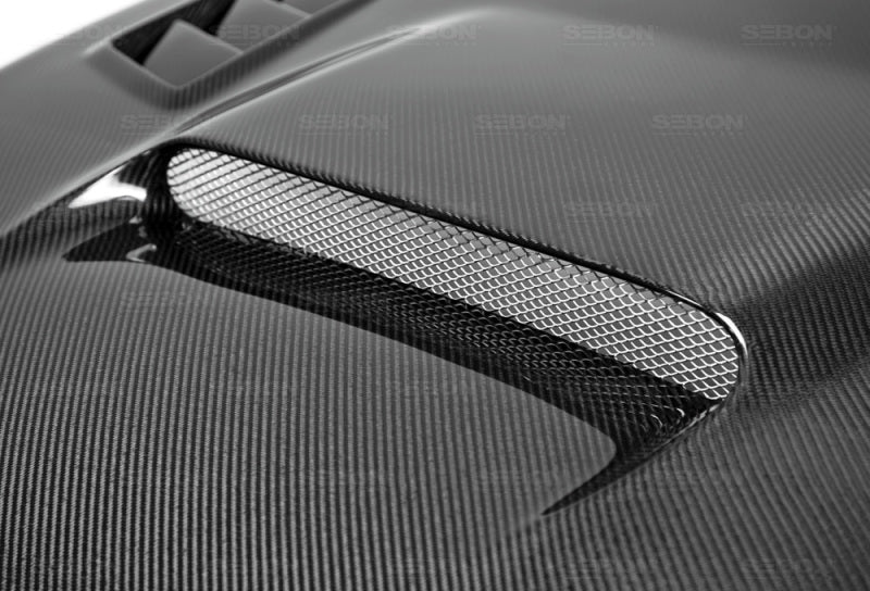Seibon 08-09 Subaru WRX/STi CW-style Carbon Fiber Hood - HD0809SBIMP-CW