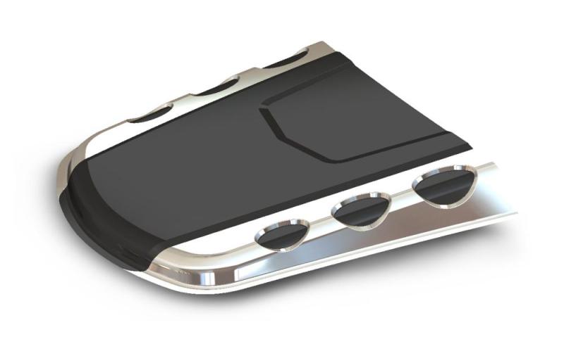 AVS Universal Hood Scoop - Smoke - 80012-C-Dub Tech