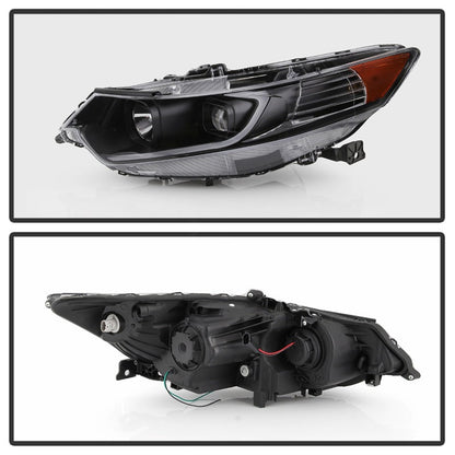 xTune 09-14 Acura Projector Headlights - Light Bar DRL - - 9042218