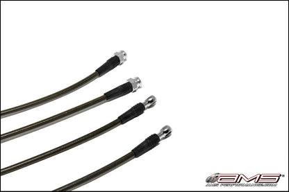 AMS Performance 08-15 Mitsubishi EVO X Stainless Steel Brake Lines - AMS.04.01.0004-1