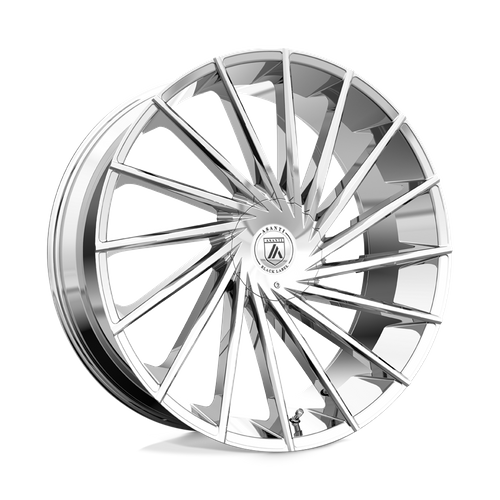 Set of 4: Asanti Abl 18 Matar Wheel, 28x10.0 +15 Offset 6x135/6x139.7, Chrome - ABL18-28106715CH