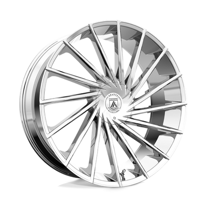 Set of 4: Asanti Abl 18 Matar Wheel, 28x10.0 +15 Offset 6x135/6x139.7, Chrome - ABL18-28106715CH