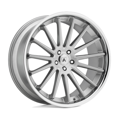 Asanti ABL-24 BETA Wheel, 20x9.0 5x114.3, Brushed Silver Chrome Lip - ABL24-20901235SL-C-Dub Tech