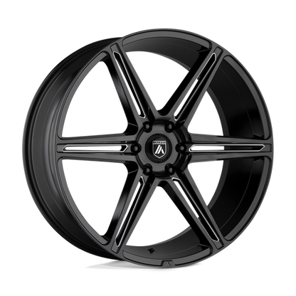 Asanti ABL-25 ALPHA 6 Wheel, 20x9.0 6x139.7, Gloss Black Milled - ABL25-20906230BK-C-Dub Tech