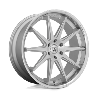 Asanti Abl 29 Emperor Wheel, 24x10.0 +30 Offset 6x135, Brushed Silver With Chrome Lip - ABL29-24106330SL-C-Dub Tech