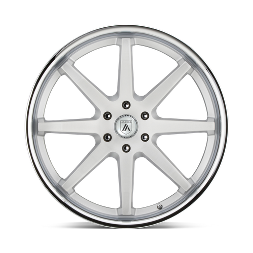 Set of 4: Asanti Abl 32 Kaiser Wheel, 20x9.0 +30 Offset 6x135, Brushed Silver Chrome Lip - ABL32-29063430