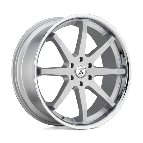 Set of 4: Asanti Abl 32 Kaiser Wheel, 20x9.0 +30 Offset 6x135, Brushed Silver Chrome Lip - ABL32-29063430