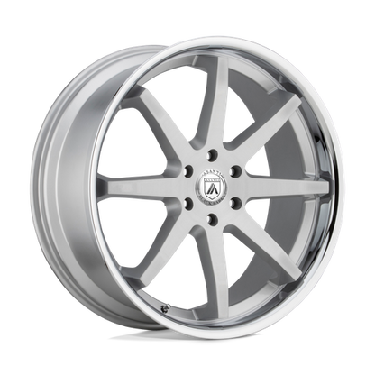 Set of 4: Asanti Abl 32 Kaiser Wheel, 20x9.0 +30 Offset 6x135, Brushed Silver Chrome Lip - ABL32-29063430