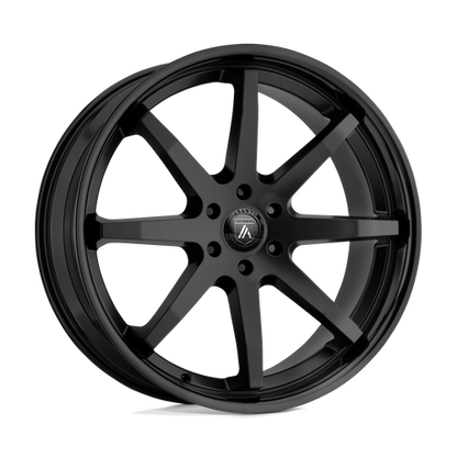 Asanti Abl 32 Kaiser Wheel, 20x9.0 +30 Offset 6x135, Satin Black Gloss Black Lip - ABL32-29063730-C-Dub Tech