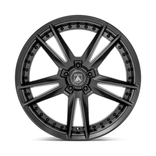 Set of 4: Asanti Abl 33 Reign Wheel, 20x10.5 +20 Offset 5x115, Satin Black - ABL33-20051520SB