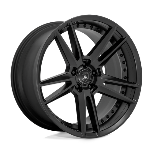 Set of 4: Asanti Abl 33 Reign Wheel, 20x10.5 +20 Offset 5x115, Satin Black - ABL33-20051520SB