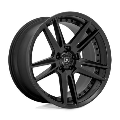 Set of 4: Asanti Abl 33 Reign Wheel, 20x10.5 +20 Offset 5x115, Satin Black - ABL33-20051520SB