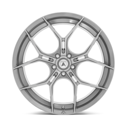 Set of 4: Asanti Abl 37 Monarch Wheel, 20x9.0 +38 Offset 5x114.3, Titanium Brushed - ABL37-20901238TB