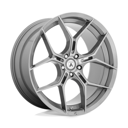 Set of 4: Asanti Abl 37 Monarch Wheel, 20x9.0 +38 Offset 5x114.3, Titanium Brushed - ABL37-20901238TB