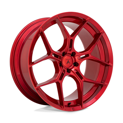 Set of 4: Asanti Abl 37 Monarch Wheel, 22x9.0 +38 Offset 5x112, Candy Red - ABL37-22905638RD