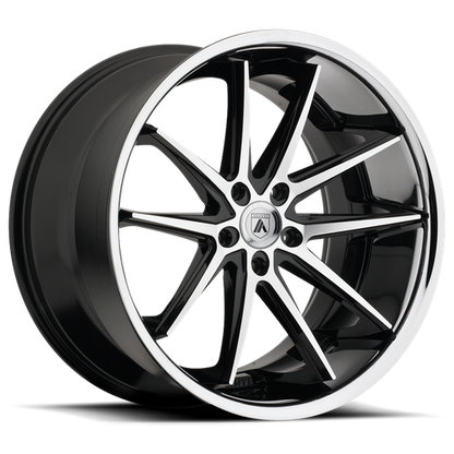 Asanti Abl 5 Altair Wheel, 22x10.5 +38 Offset 5x120, Machined Face Ss Lip - ABL5-22055238MS-C-Dub Tech