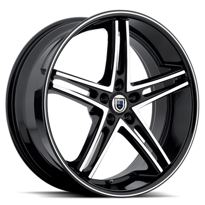 Asanti Abl 7 Wheel, 22x10.0 +38 Offset 5x112, Machine Face With Black Lip - ABL7-22105638MB-C-Dub Tech