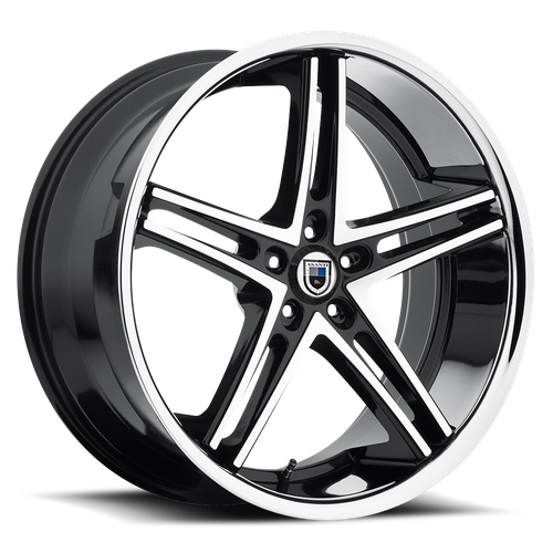 Asanti Abl 7 Wheel, 22x10.0 +20 Offset 5x120, Machined Face With Ss Lip - ABL7-22105220MS-C-Dub Tech