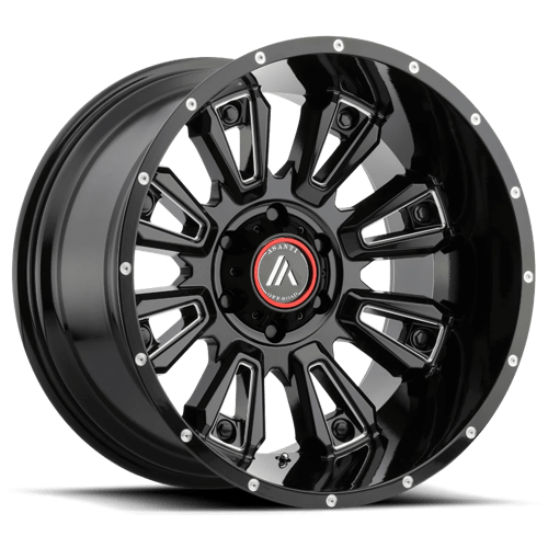 ASANTI AB808 BLACKHAWK GLOSS BLACK MILLED-C-Dub Tech