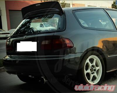 Advan Carbon BEE Yard Special Design Carbon Fiber Rear Roof Spoiler Honda Civic Hatchback 1992-1995