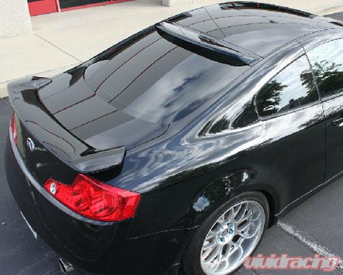 Advan Carbon Design Carbon Fiber Rear Roof Spoiler Infiniti G35 Coupe 2003-2007
