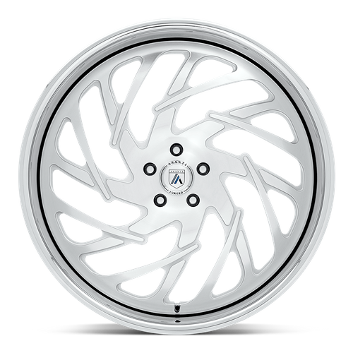 Asanti Af864 Wheel, 24x10.0 -20 Offset 5x120.65, Brushed - AF864-24103420NBRR-C-Dub Tech