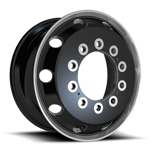 ATX AO404 JOURNEY SATIN BLACK WITH POLISHED LIP - FRONT & REAR INNER-C-Dub Tech