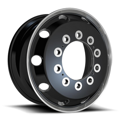 ATX AO404 JOURNEY SATIN BLACK WITH POLISHED LIP - FRONT & REAR INNER-C-Dub Tech