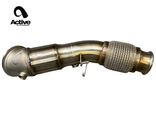 Active Autowerke Toyota Supra MKV A91 2.0 B46 Catted Downpipe-C-Dub Tech