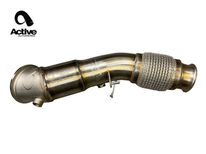 Active Autowerke Toyota Supra MKV A91 2.0 B46 Catted Downpipe-C-Dub Tech