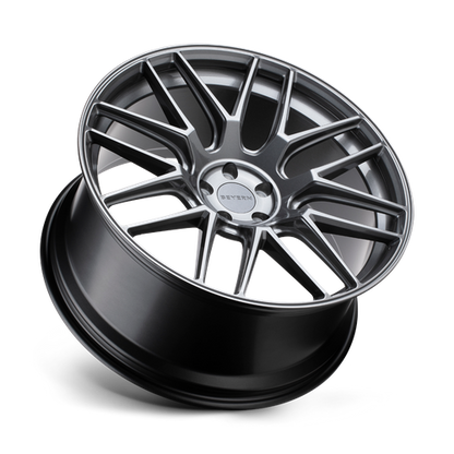 Set of 4: Beyern Autobahn Wheel, 22x10.5 +32 Offset 5x120, Gloss Gunmetal - 2205ATB325120G74