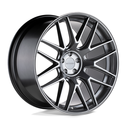 Set of 4: Beyern Autobahn Wheel, 22x10.5 +32 Offset 5x120, Gloss Gunmetal - 2205ATB325120G74