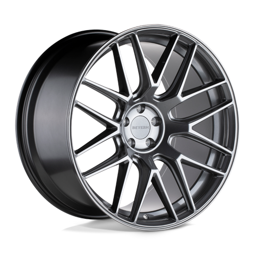 Beyern AUTOBAHN Wheel, 22x10.5 5x112, Gloss Gunmetal - 2205ATB385112G66-C-Dub Tech