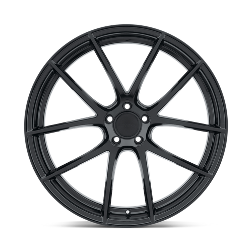 Set of 4: Beyern Ritz Wheel, 17x9.0 +25 Offset 5x120, Gloss Black - 1790BFT255120B74