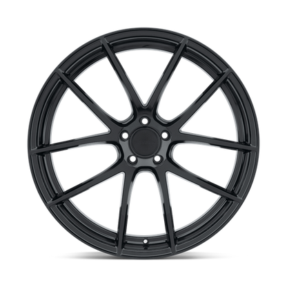 Set of 4: Beyern Ritz Wheel, 20x9.0 +15 Offset 5x120, Gloss Black - 2090BFT155120B72