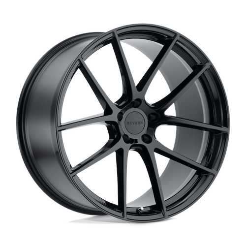 Set of 4: Beyern Ritz Wheel, 20x9.0 +15 Offset 5x120, Gloss Black - 2090BFT155120B72