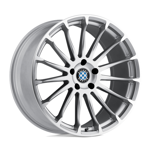 Set of 4: Beyern Aviatic Wheel, 20x10.0 +45 Offset 5x120, Silver W/ Mirror Cut Face - 2010BYA455120S72