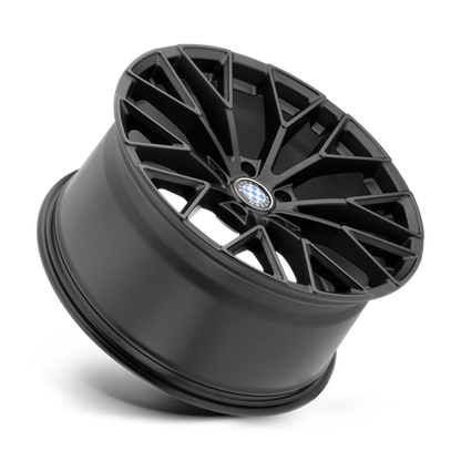 Beyern Antler Wheel, 20x9.0 +20 Offset 5x120, Double Black   Matte Black W/ Gloss Black Face - 2090BYL205120B74-C-Dub Tech