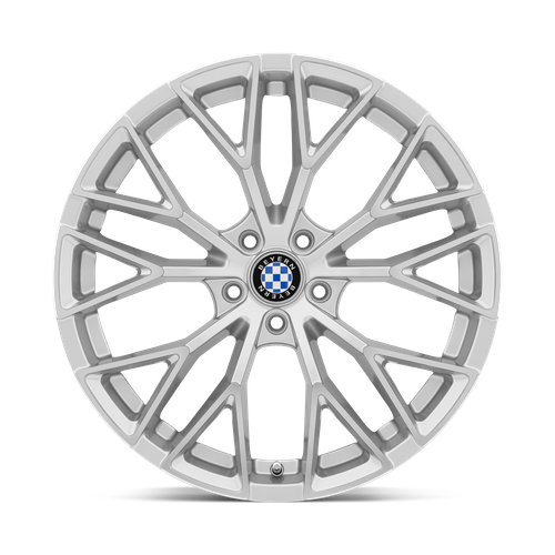 Set of 4: Beyern Antler Wheel, 17x9.0 +20 Offset 5x120, Silver W/ Mirror Cut Face - 1790BYL205120S72