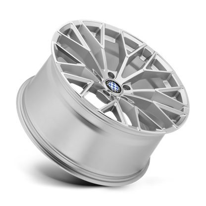 Set of 4: Beyern Antler Wheel, 17x9.0 +20 Offset 5x120, Silver W/ Mirror Cut Face - 1790BYL205120S72