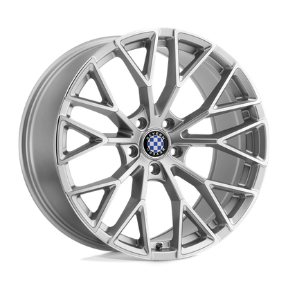 Set of 4: Beyern Antler Wheel, 17x9.0 +20 Offset 5x120, Silver W/ Mirror Cut Face - 1790BYL205120S74
